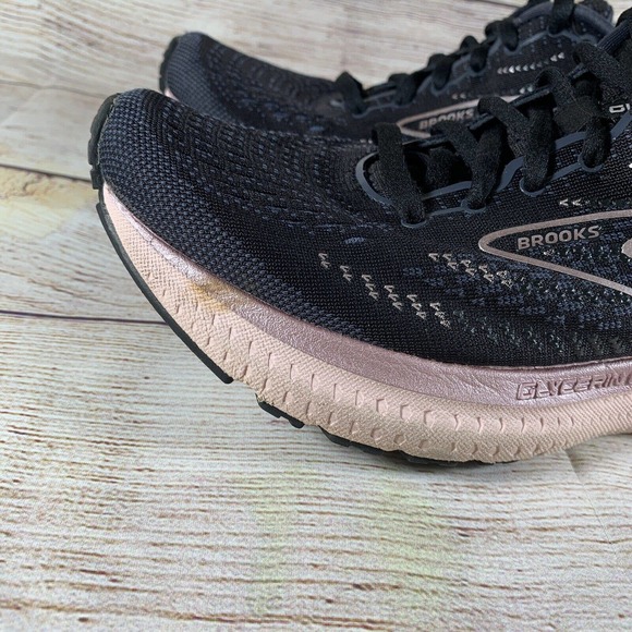 Brooks Womens Size 9 Glycerin GTS 19 Running Shoes Black 1203441B074 Lace Up - Picture 4 of 13